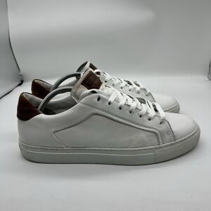 To Boot New York Mesa Shoes Mens 10.5 US White Leather Low Top Lace Up Sneakers